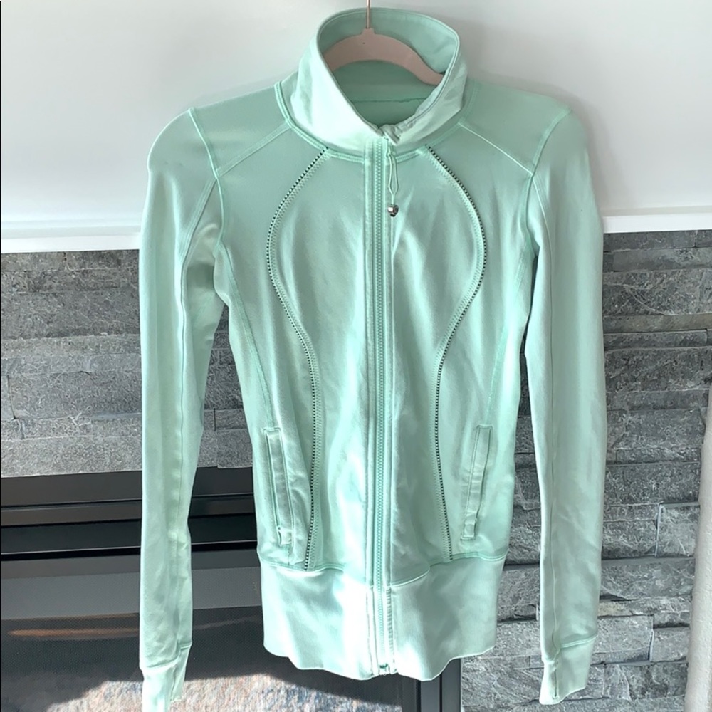 Lululemon Zip Up Mint Green